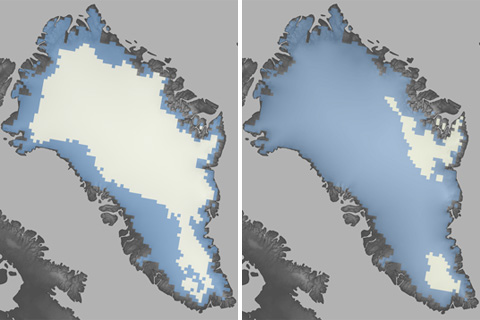Summer 2012 brought record-breaking melt to Greenland