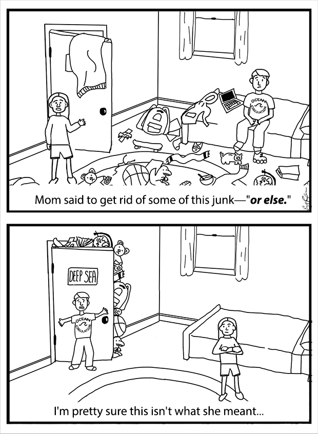 Ocean heat cartoon