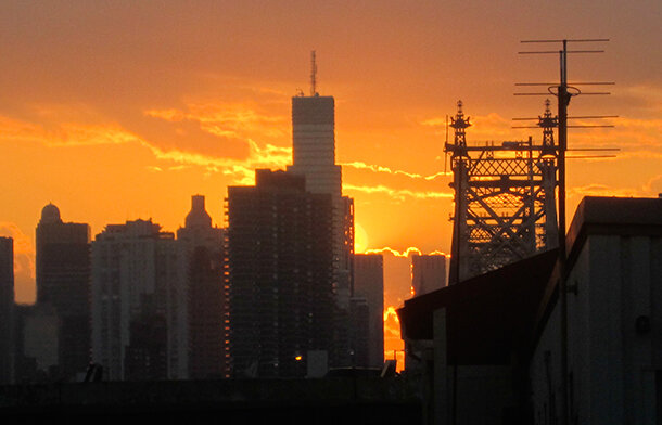 Queensborough Bridge at sunset