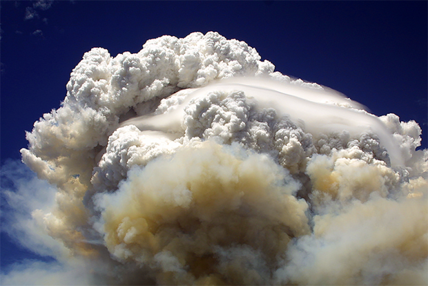 Soot in clouds
