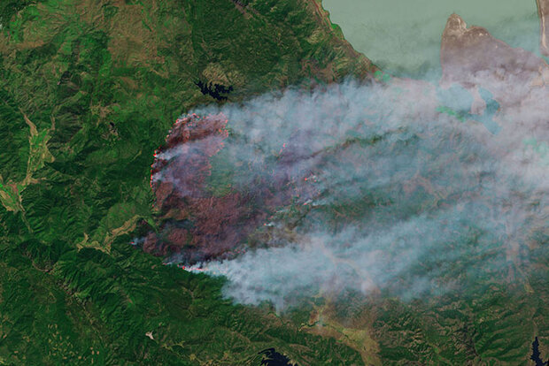 Walker Fire smoke