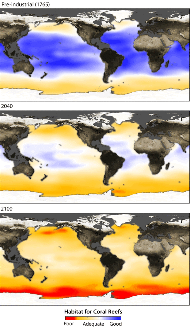 Acidification maps