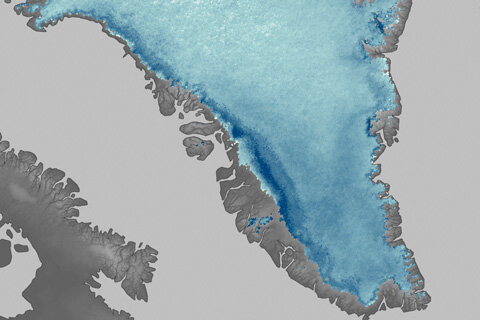 Greenland albedo