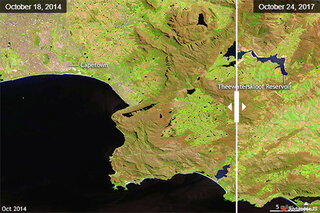 Thumbnail image for Tools & Interactives - Capetown reservoirs during drought