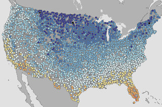 Thumbnail image for Tools & Interactives - Coldest first day of spring