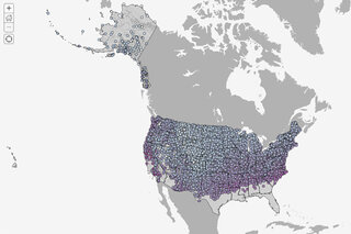 Thumbnail image for Tools & Interactives - Earliest date of first snow