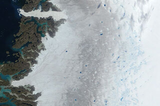 Map image for Europe&#039;s rogue heatwave melts Greenland