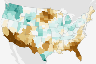 Map image for Spring drought conditions expand in Florida