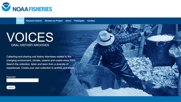 Example thumbnail image for NOAA Voices  - Oral History Archives